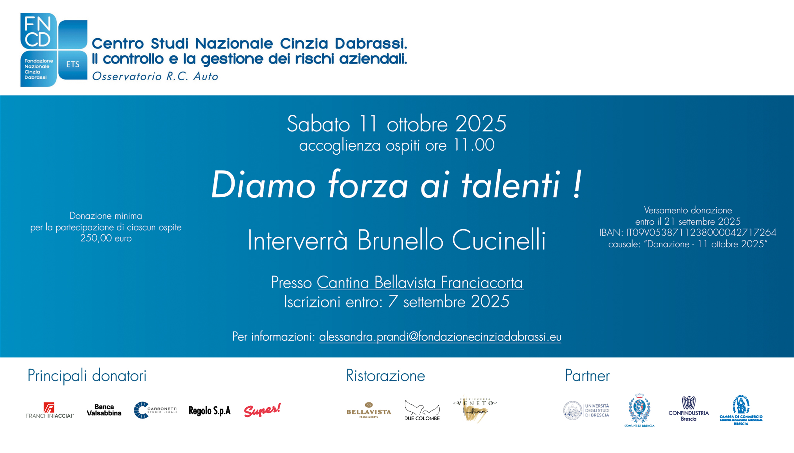 Save the date – email
